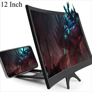 30.48 cm Phone Screen Amplifier – Foldable 3D Display Extender for Movies, Games & Home Viewing