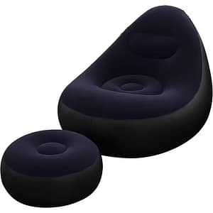 Portable Inflatable Lazy Sofa & Stool Set – 2nd Gen
