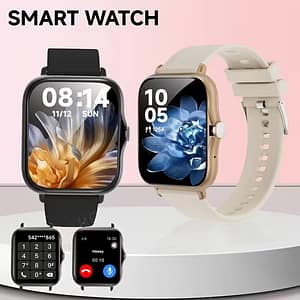 New Smartwatch – Fitness Tracking, Wireless Calls, Notifications, Ultra-Thin Design (Android & iOS)